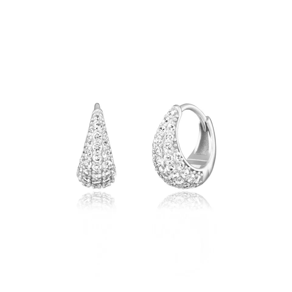 julie-julsen-crystal-drop-creolen-silber-925-mit-78-zirkonia-12-mm image 1