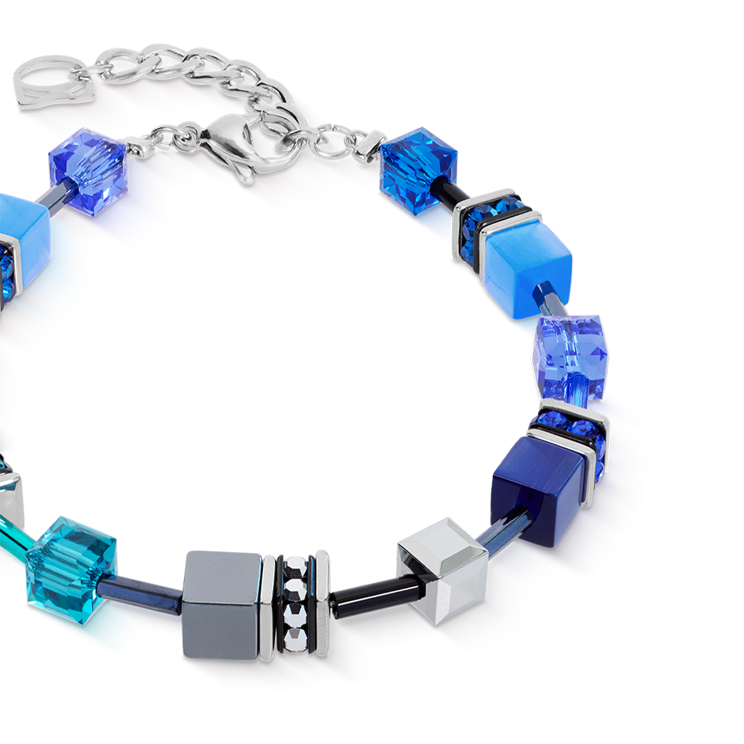 coeur-de-lion-geocube-iconic-armband-azure-spirit-silber image 2