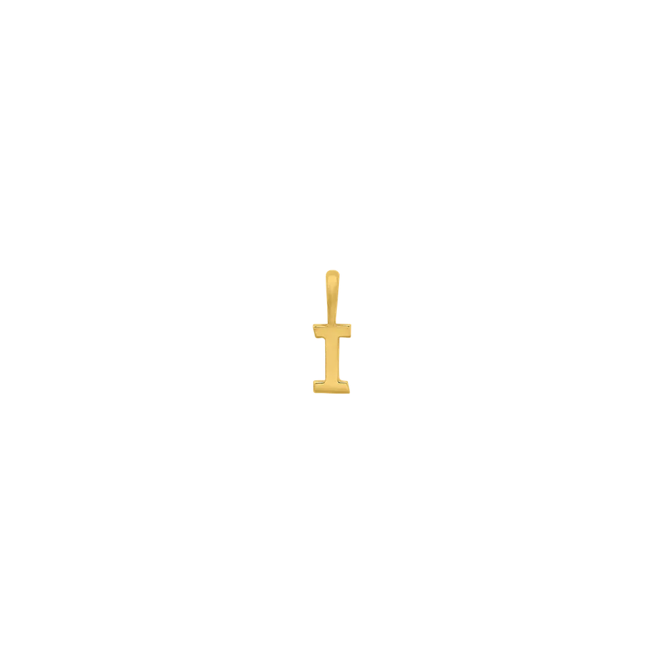 xenox-fine-i-letter-anh-nger-585-gelbgold-buchstabe-i image 1