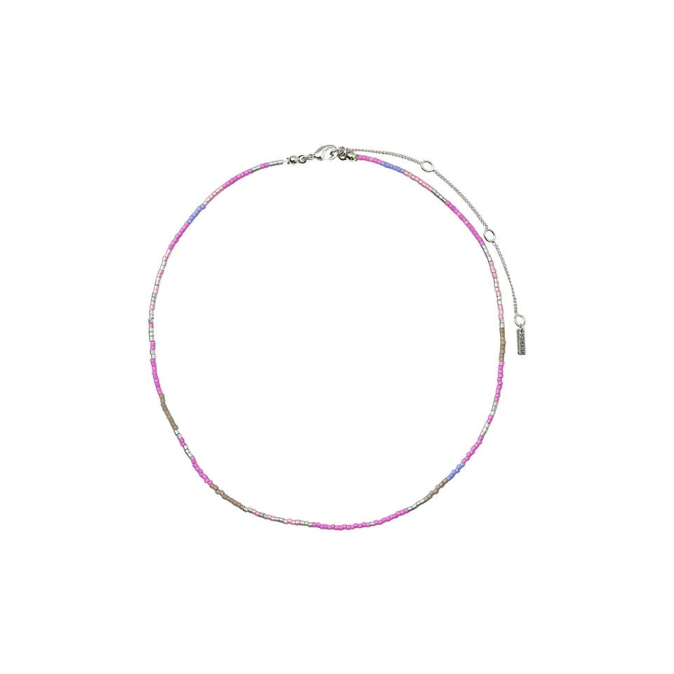 pilgrim-alison-halskette-lila-versilbert-glasperlen-36-cm-9-cm image 1