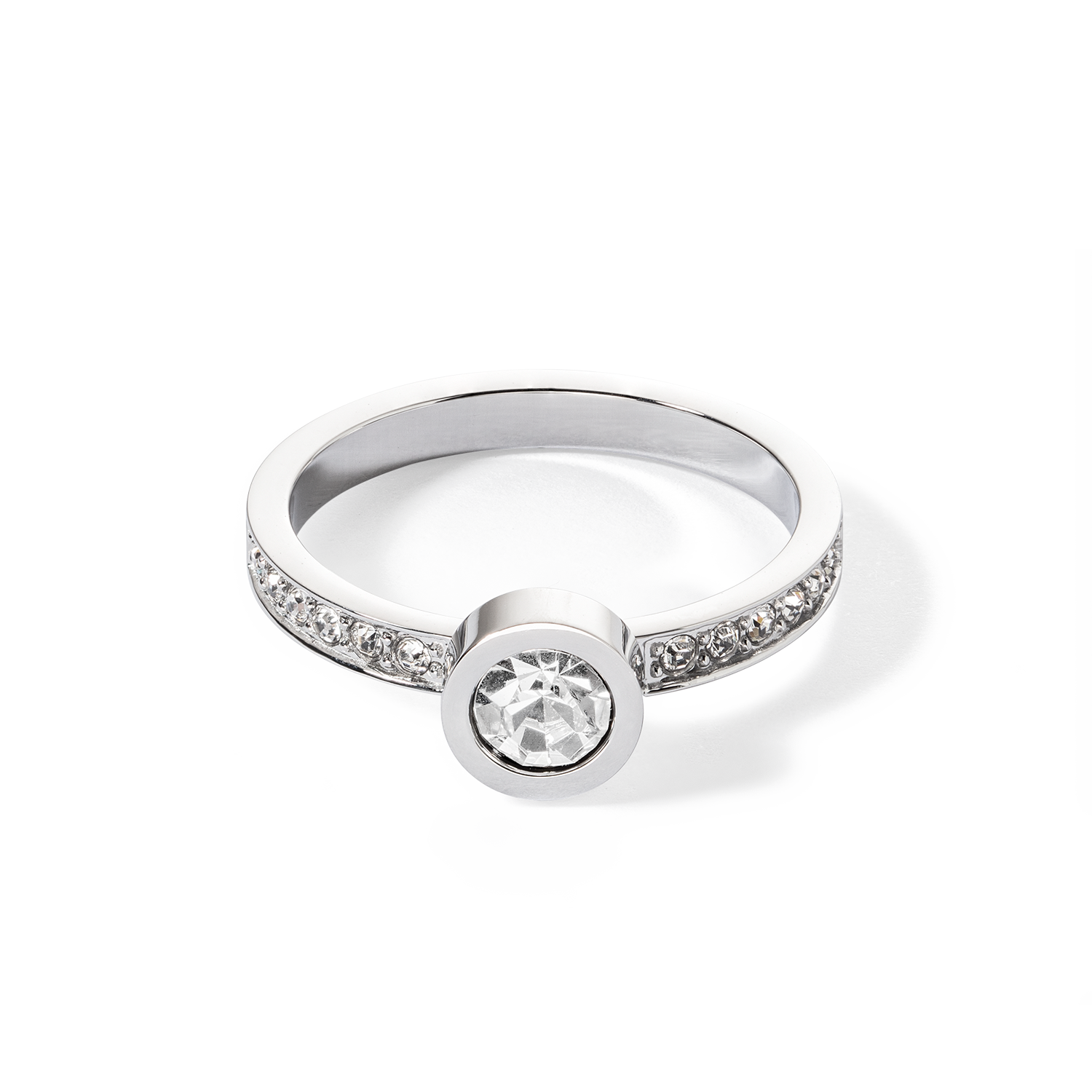 coeur-de-lion-sparkling-dots-ring-silber-kristall image 2