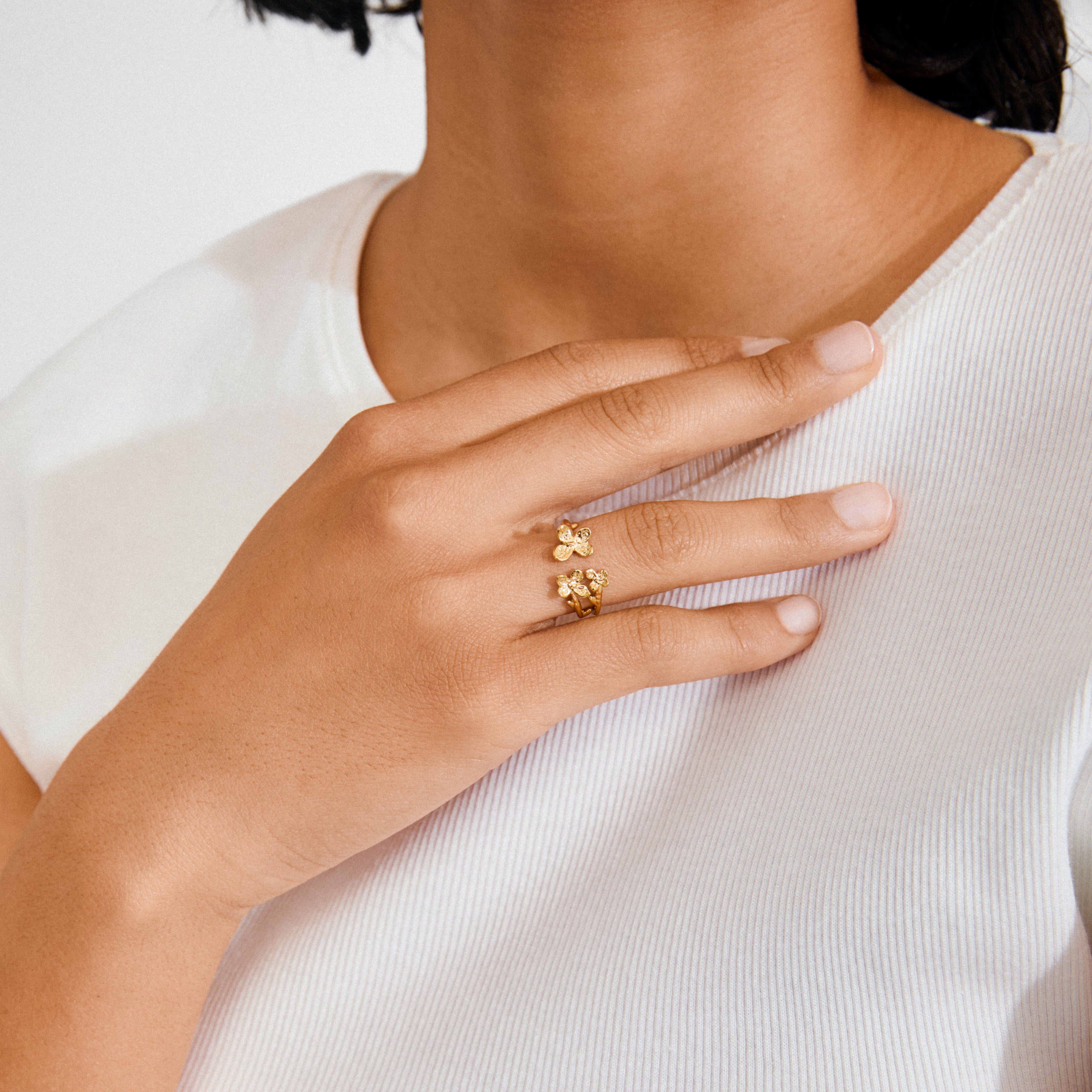 pilgrim-ajani-ring-goldplattiert-ranken-design image 3