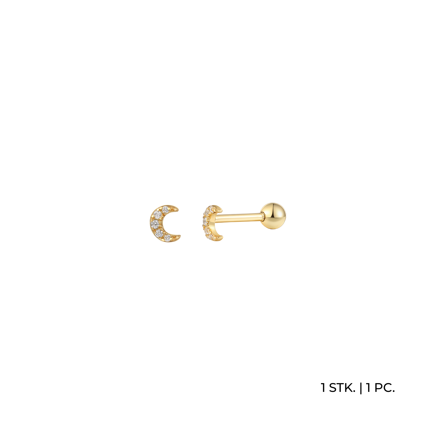 xenox-piercing-mond-xs91468-925-sterlingsilber-rhodiniert-mit-zirkonia image 2