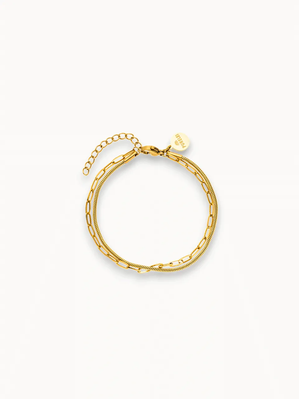 purelei-double-elegance-armband-edelstahl-armband-doppelreihig image 1