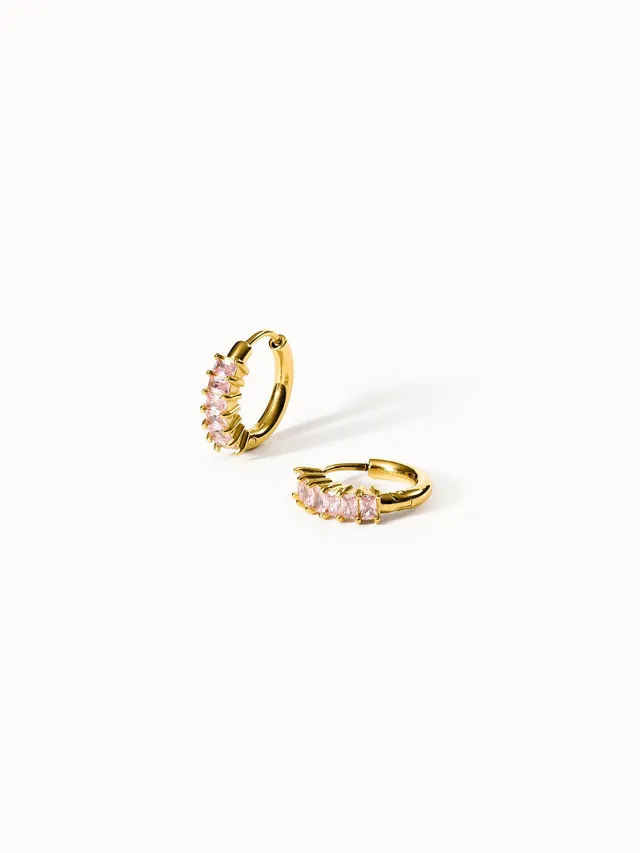 purelei-pink-love-ohrringe-creolen-17-mm-mit-zirkonia image 1