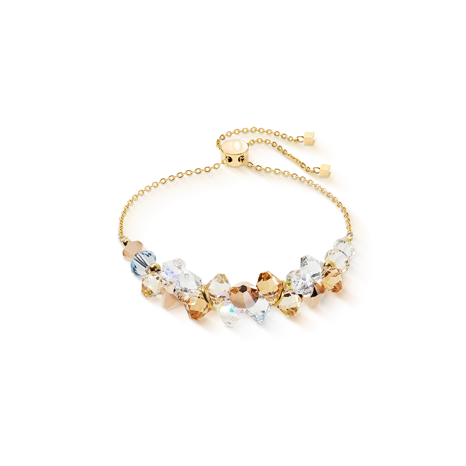 coeur-de-lion-dancing-crystals-armband-gold-beige image 1