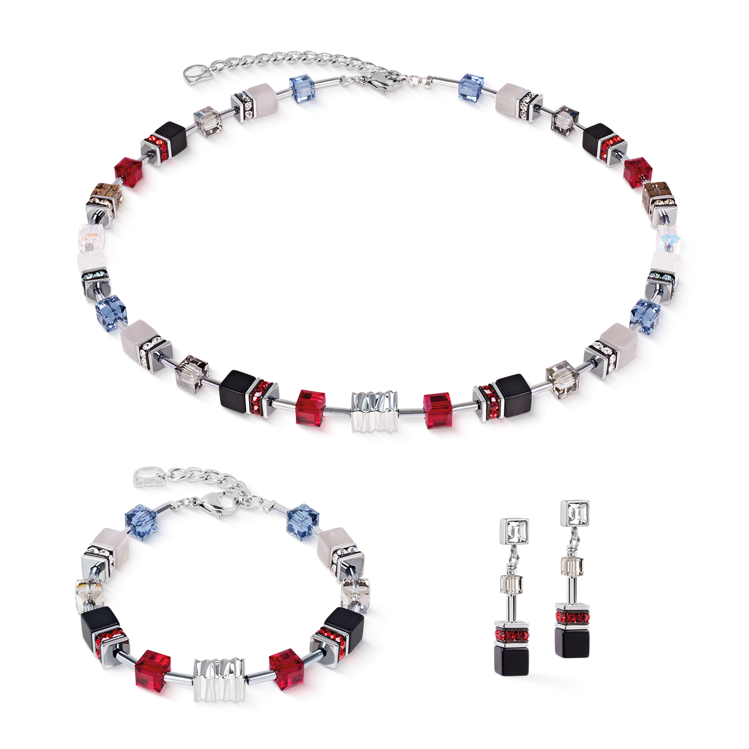 coeur-de-lion-geocube-iconic-wave-armband-urban-silber-18-5-cm image 3