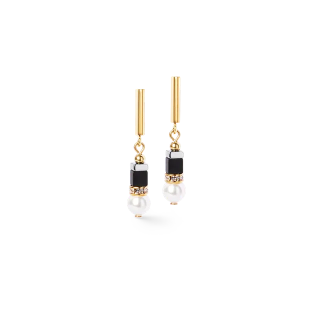 coeur-de-lion-precious-fusion-offset-ohrringe-black-pearl image 1
