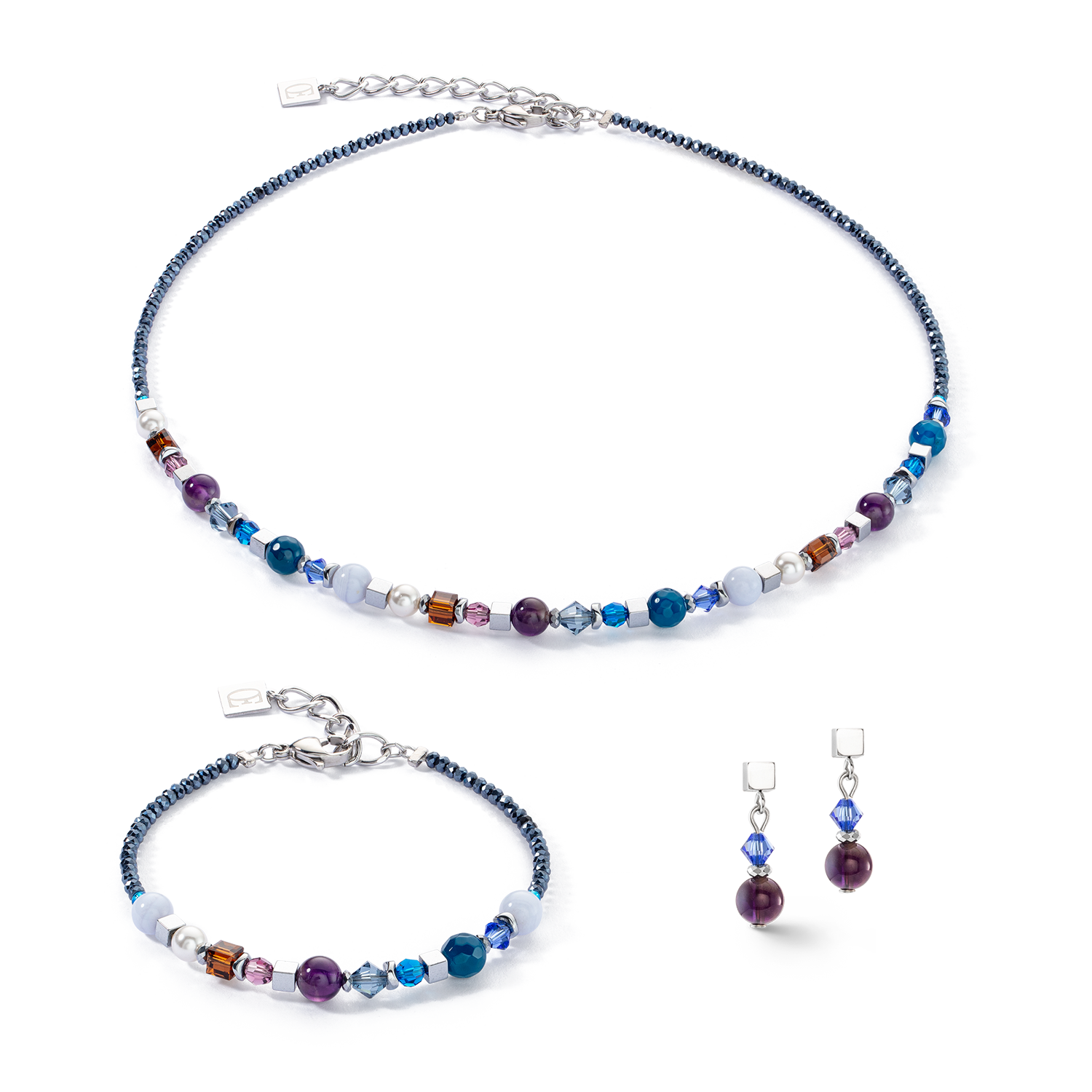 coeur-de-lion-festive-spheres-armband-silber-royal image 3