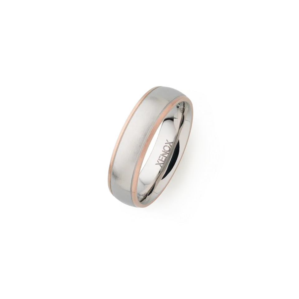 xenox-partnerring-x2252-aus-edelstahl-ros-matt image 1
