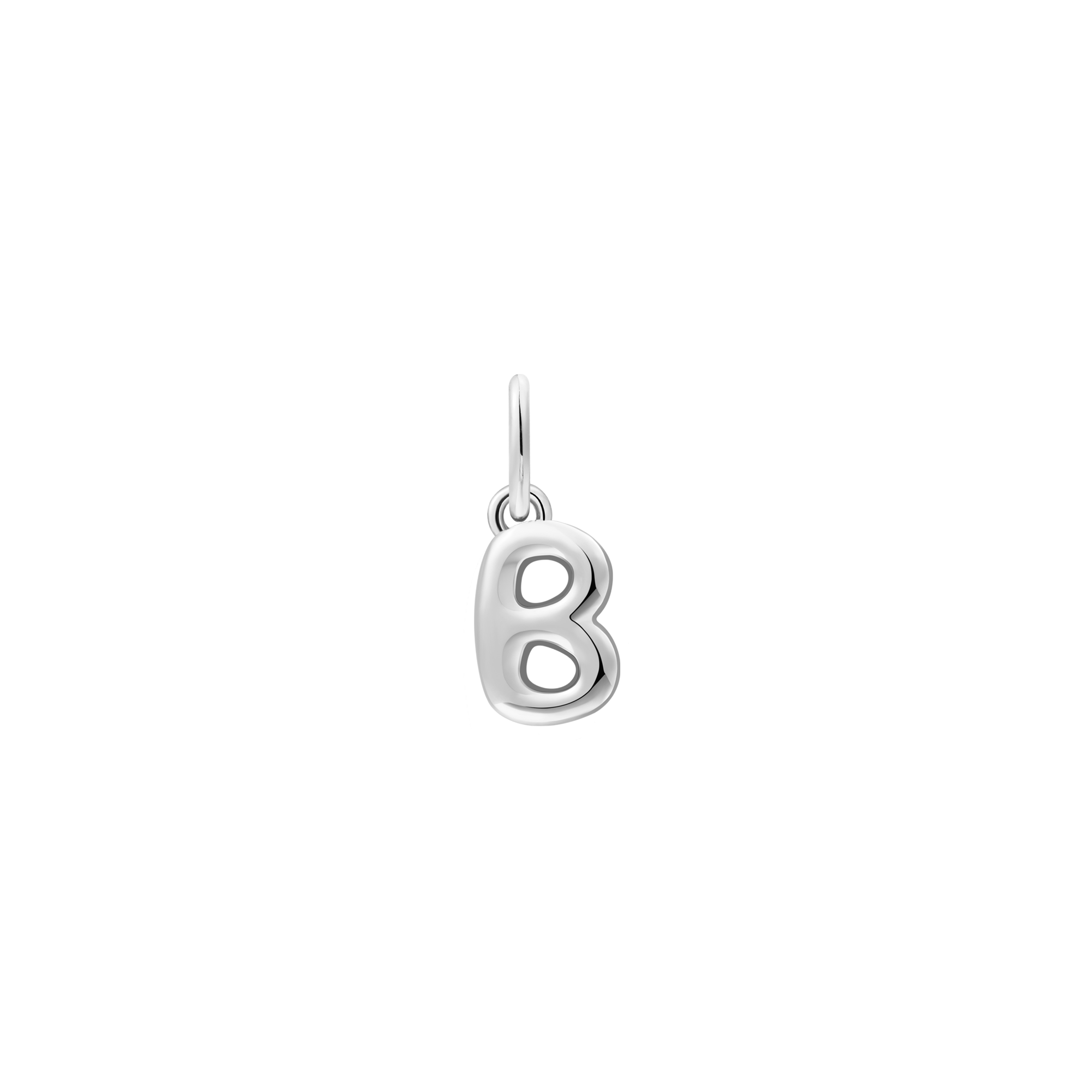 xenox-b-letter-bold-charm-925-sterlingsilber-18k-vergoldung image 2