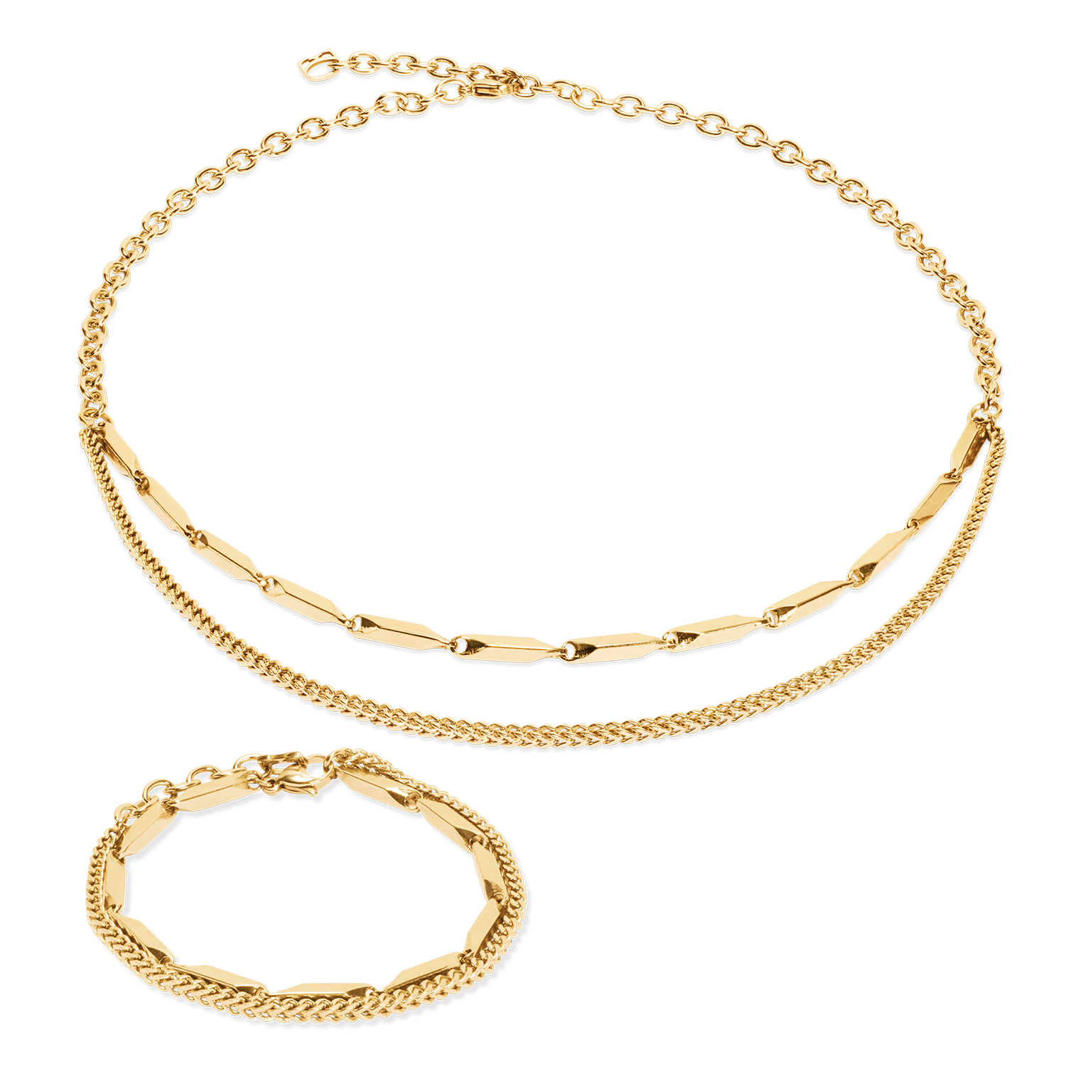 coeur-de-lion-halskette-twisted-layers-gold image 3
