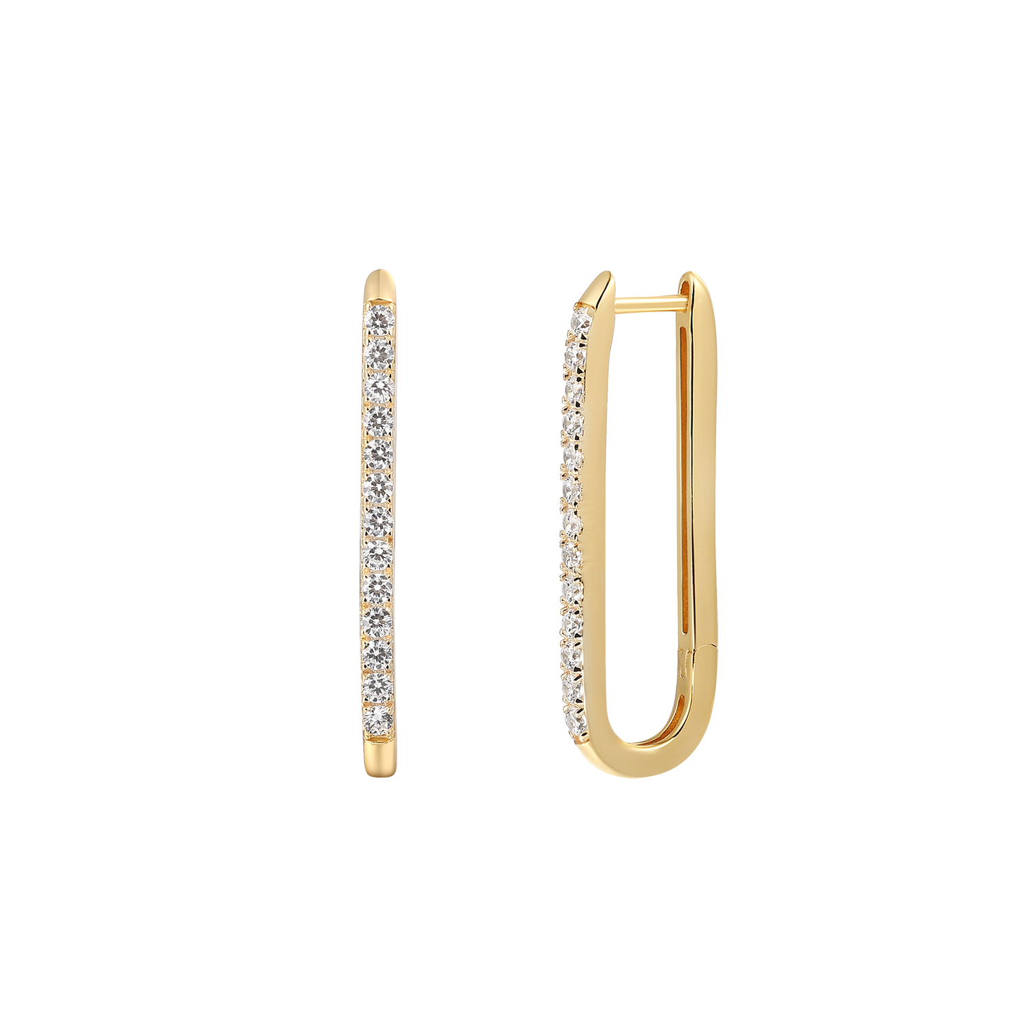 xenox-duo-link-ohrringe-925-sterlingsilber-rhodiniert-xs91487 image 2