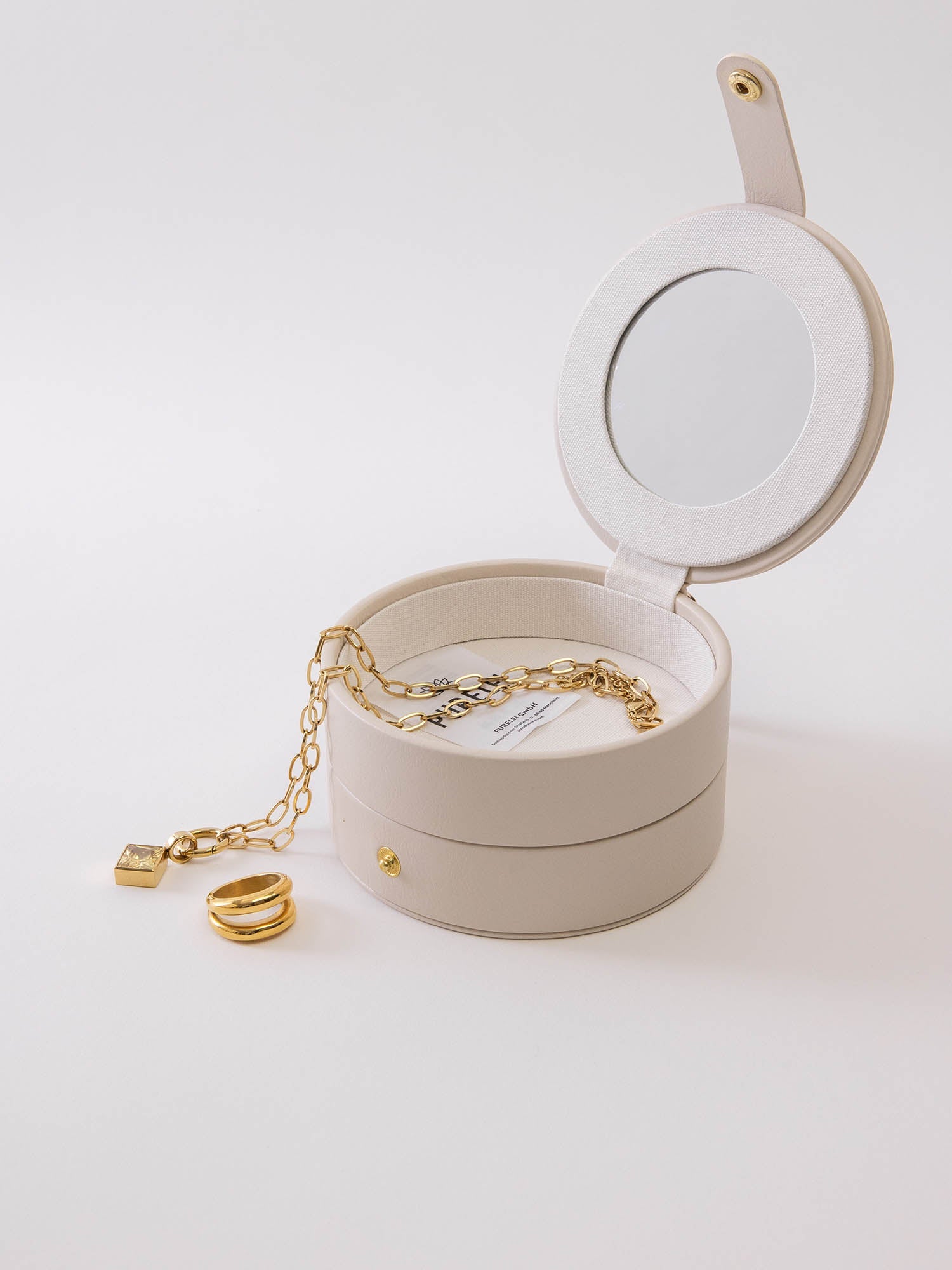 purelei-muschel-schmuckbox-rund-organizer-beige image 3