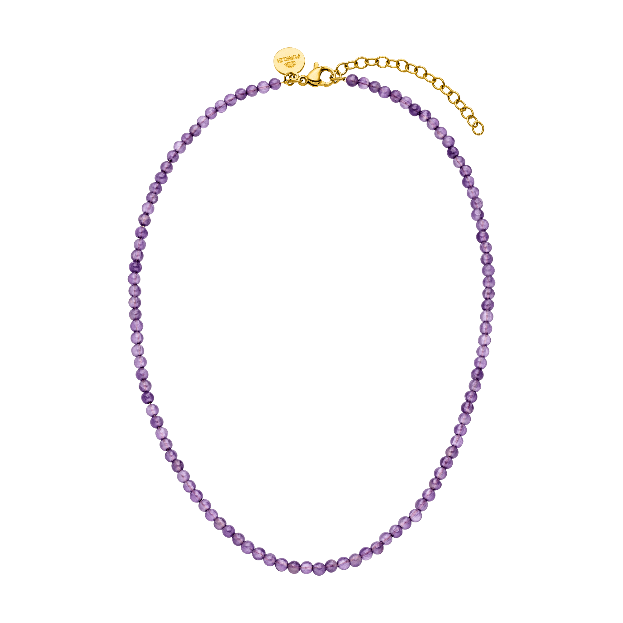 purelei-amethyst-kette-mit-echten-amethyst-perlen-verstellbar image 1