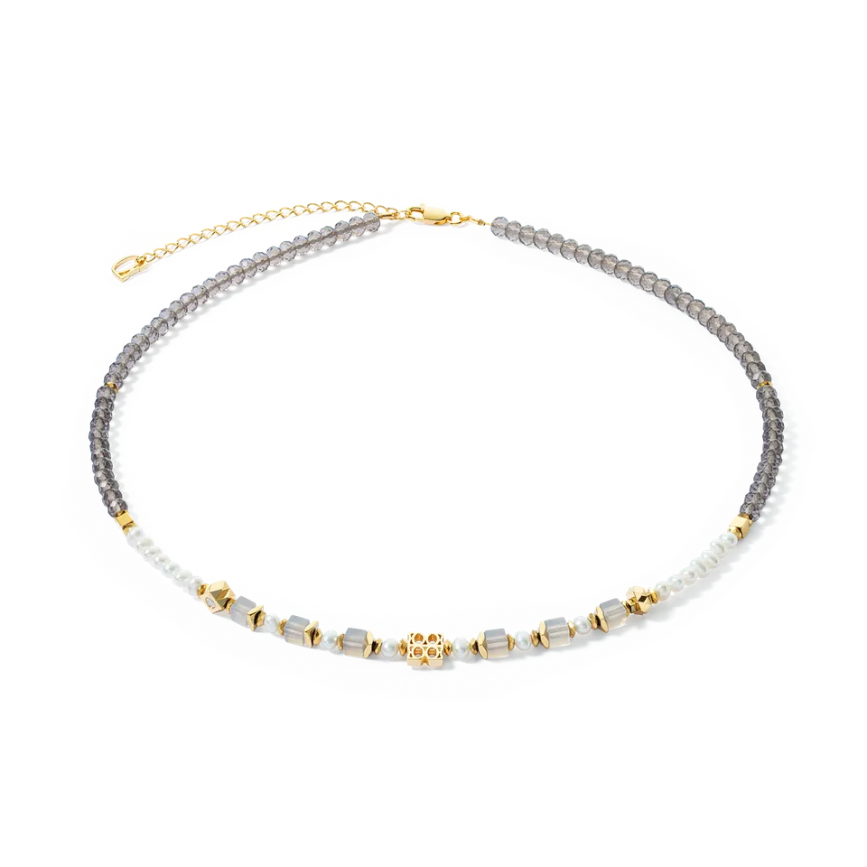 coeur-de-lion-iconic-collection-classic-signature-halskette-gold-taupe-42-6-cm image 1