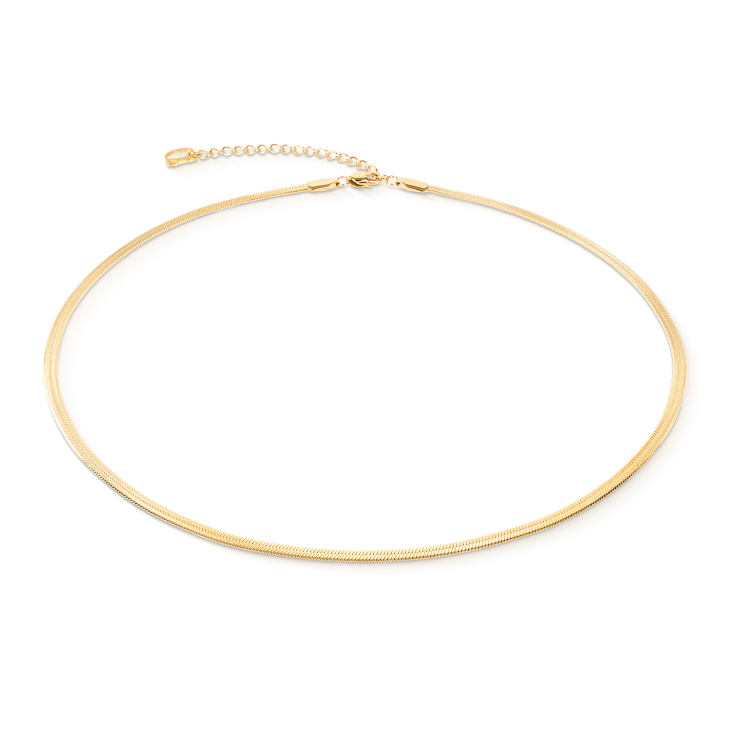 coeur-de-lion-flache-schlangenkette-gold-3-mm-42-cm image 1