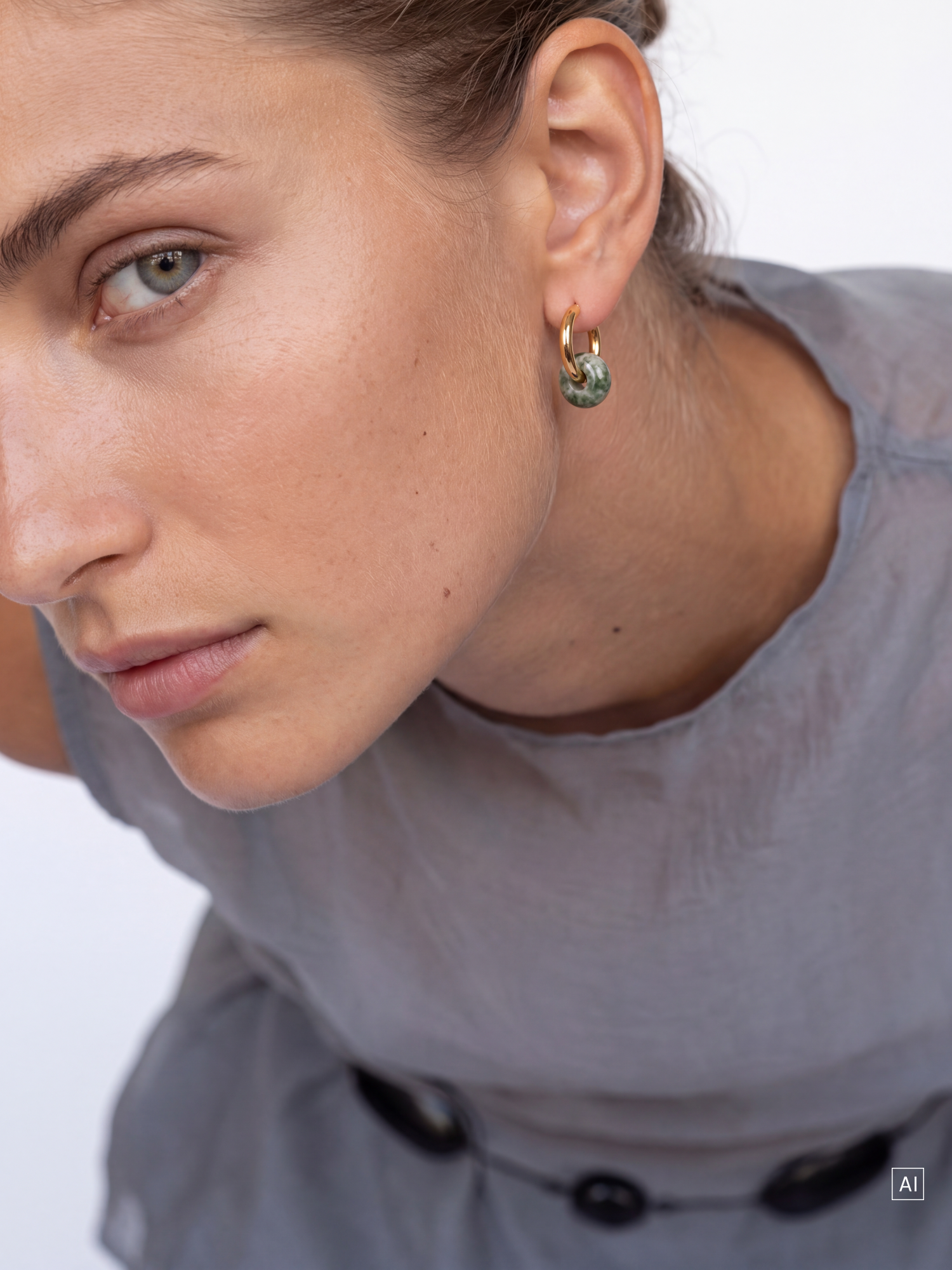 purelei-green-dot-jasper-hoops-creolen-mit-gr-nem-jaspis image 3