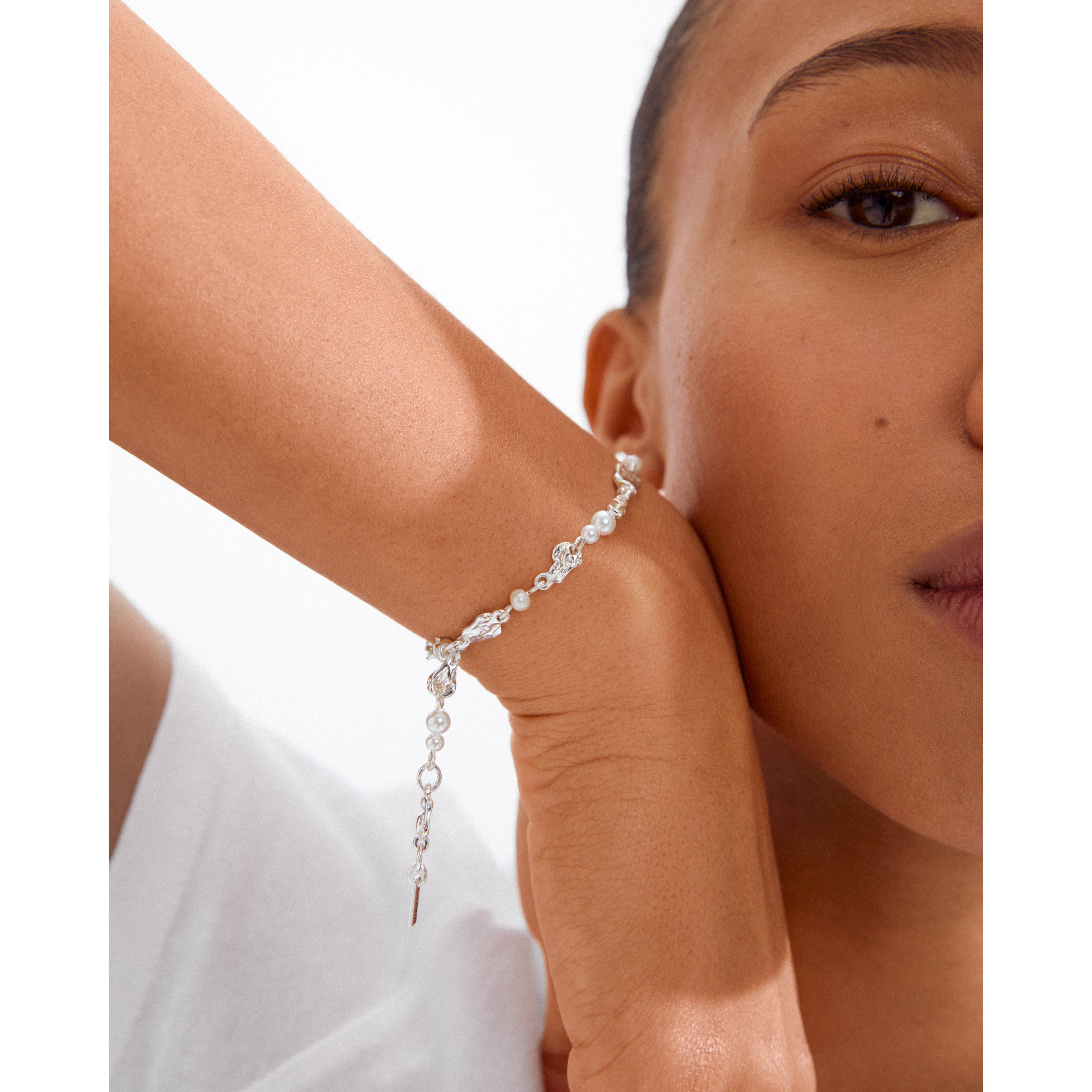 pilgrim-sloan-armband-versilbert-s-wasserperlen-glasperlen image 3