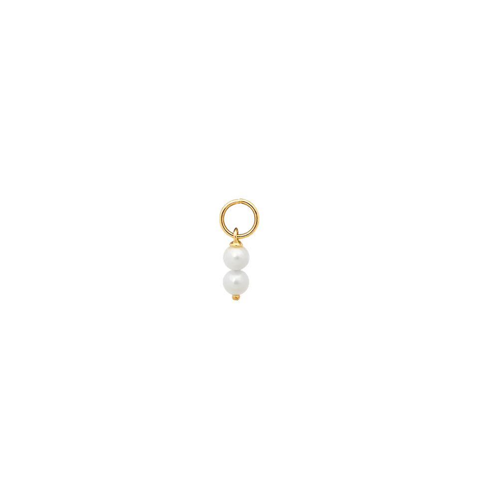 xenox-fine-pearl-duo-ohrring-anh-nger-585-gelbgold-mit-s-wasserperlen image 1