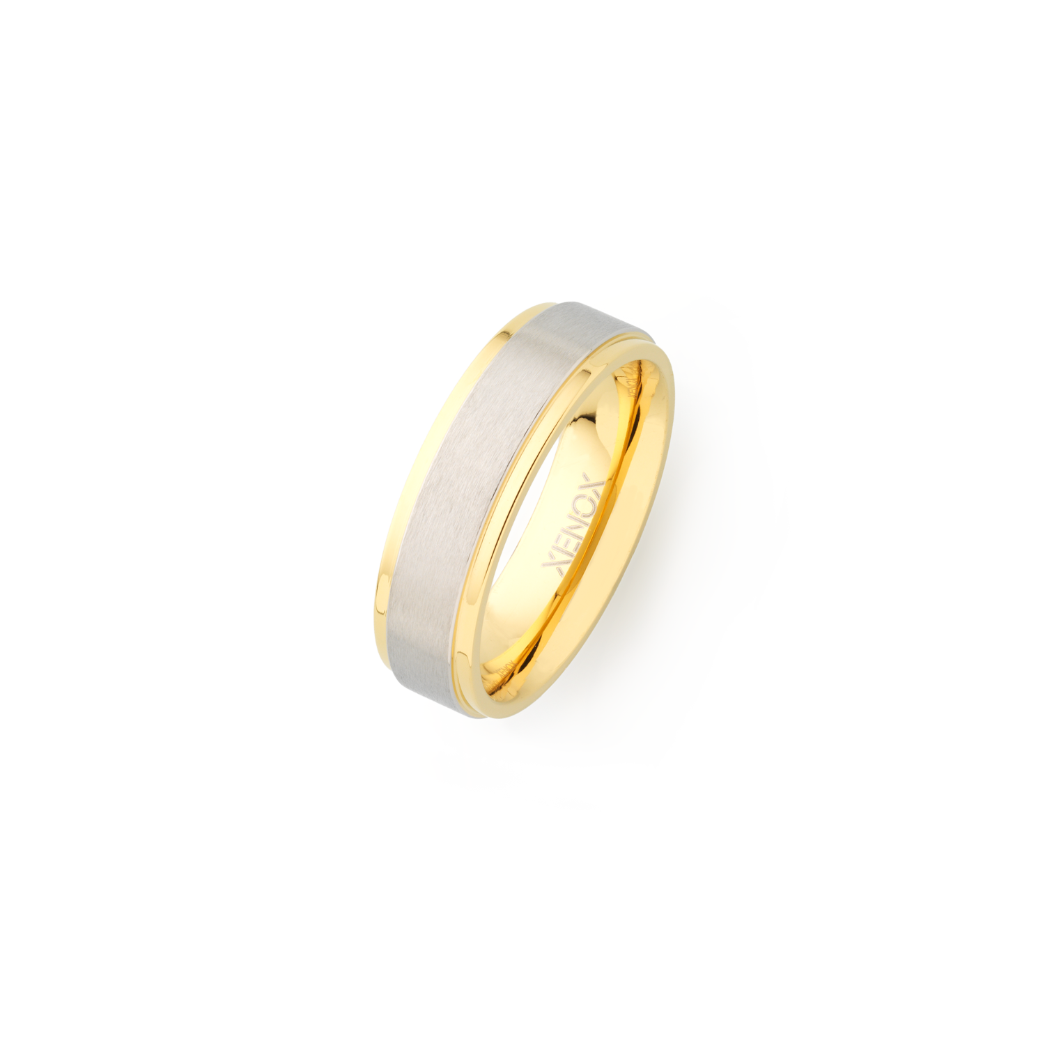 xenox-partnerring-bonding-edelstahl-bicolor-x2229 image 1