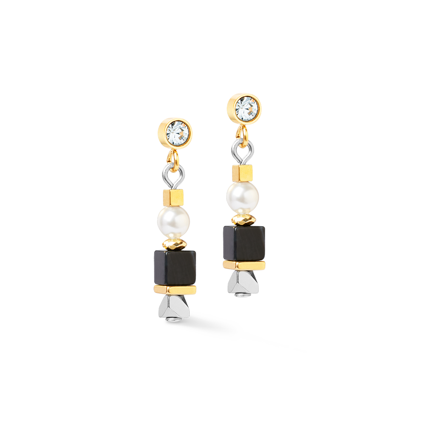 coeur-de-lion-modern-elegance-spikes-ohrh-nger-gold image 2