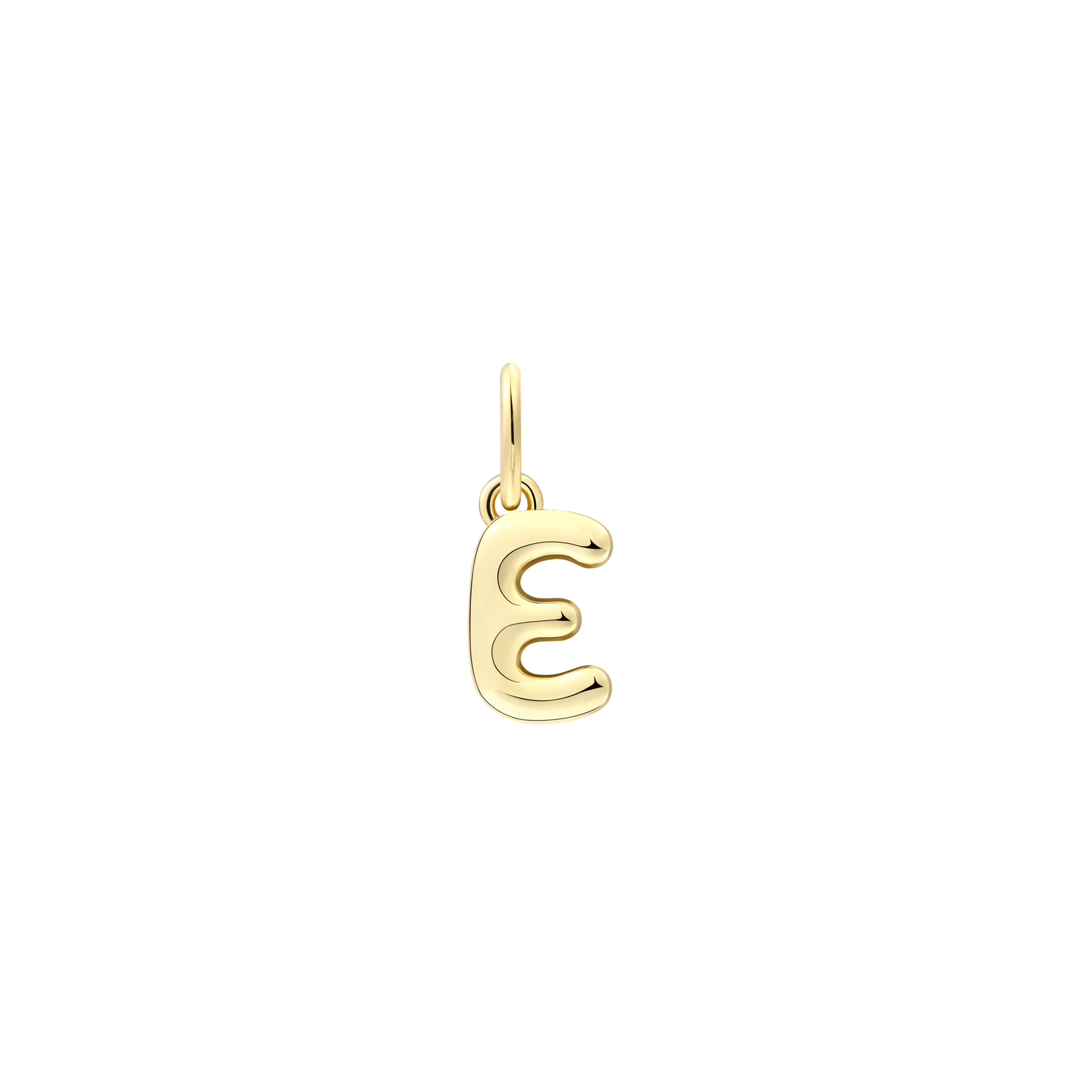 xenox-e-letter-bold-charm-925-sterlingsilber-18k-vergoldung image 1