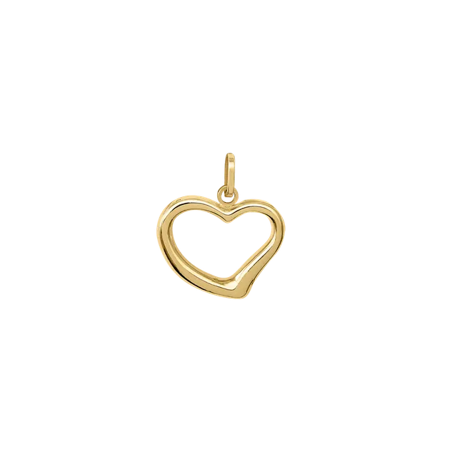 xenox-fine-herz-anh-nger-585-gelbgold-charm-f-r-basic-ketten image 1