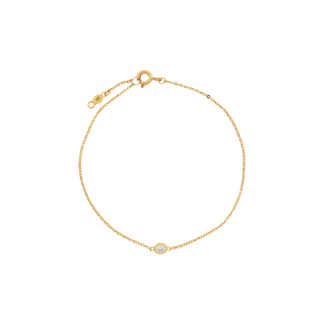 xenox-fine-zarge-armband-585-gelbgold-mit-zirkonia image 1