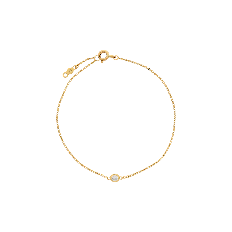 xenox-fine-zarge-armband-585-gelbgold-mit-zirkonia image 1