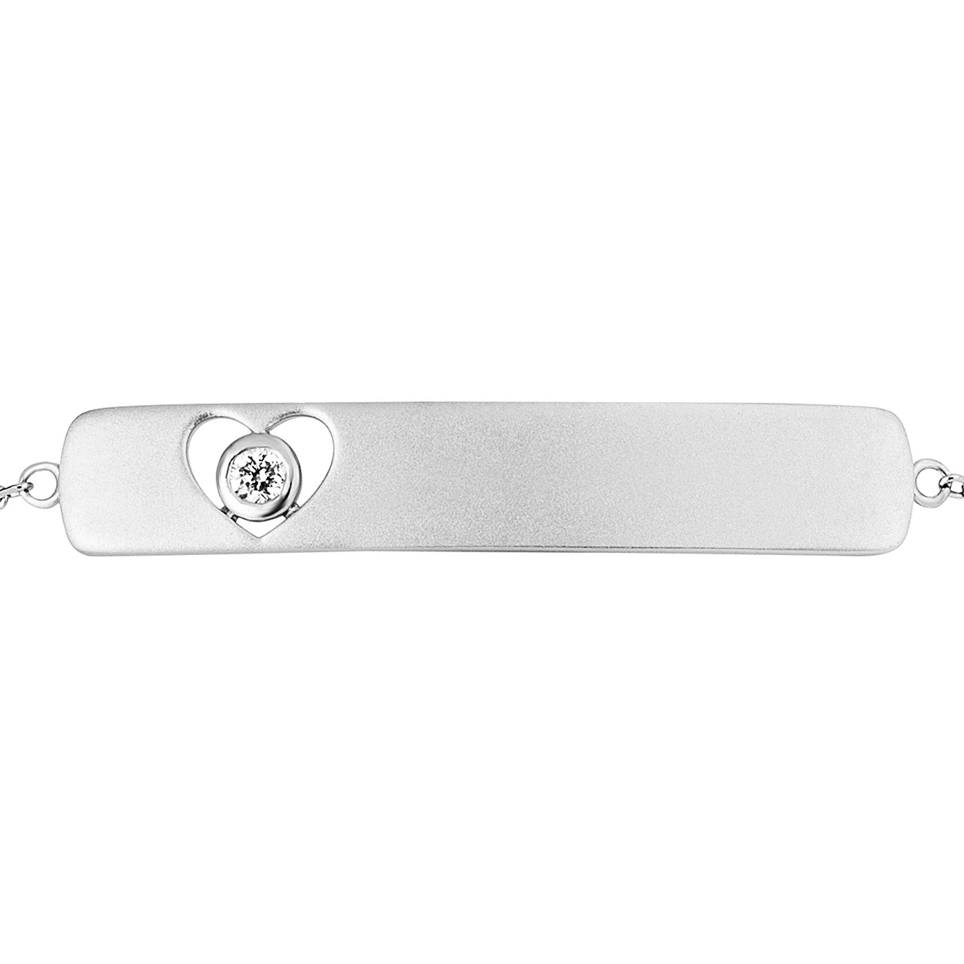 julie-julsen-armband-id-silber-rhodiniert-mit-herz-und-zirkonia-gravierbar image 3
