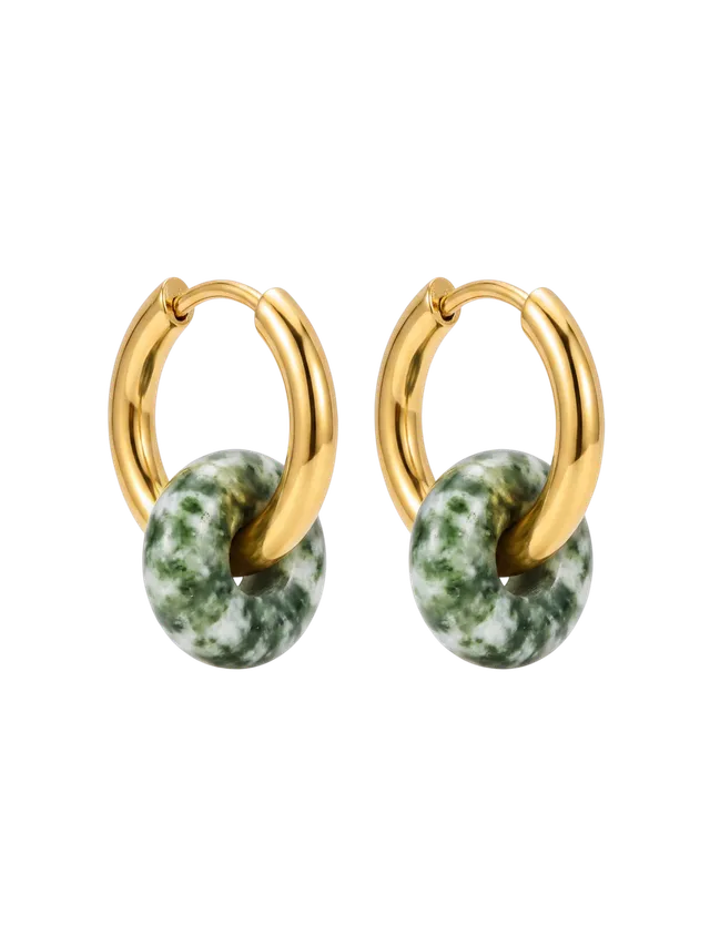 purelei-green-dot-jasper-hoops-creolen-mit-gr-nem-jaspis image 1
