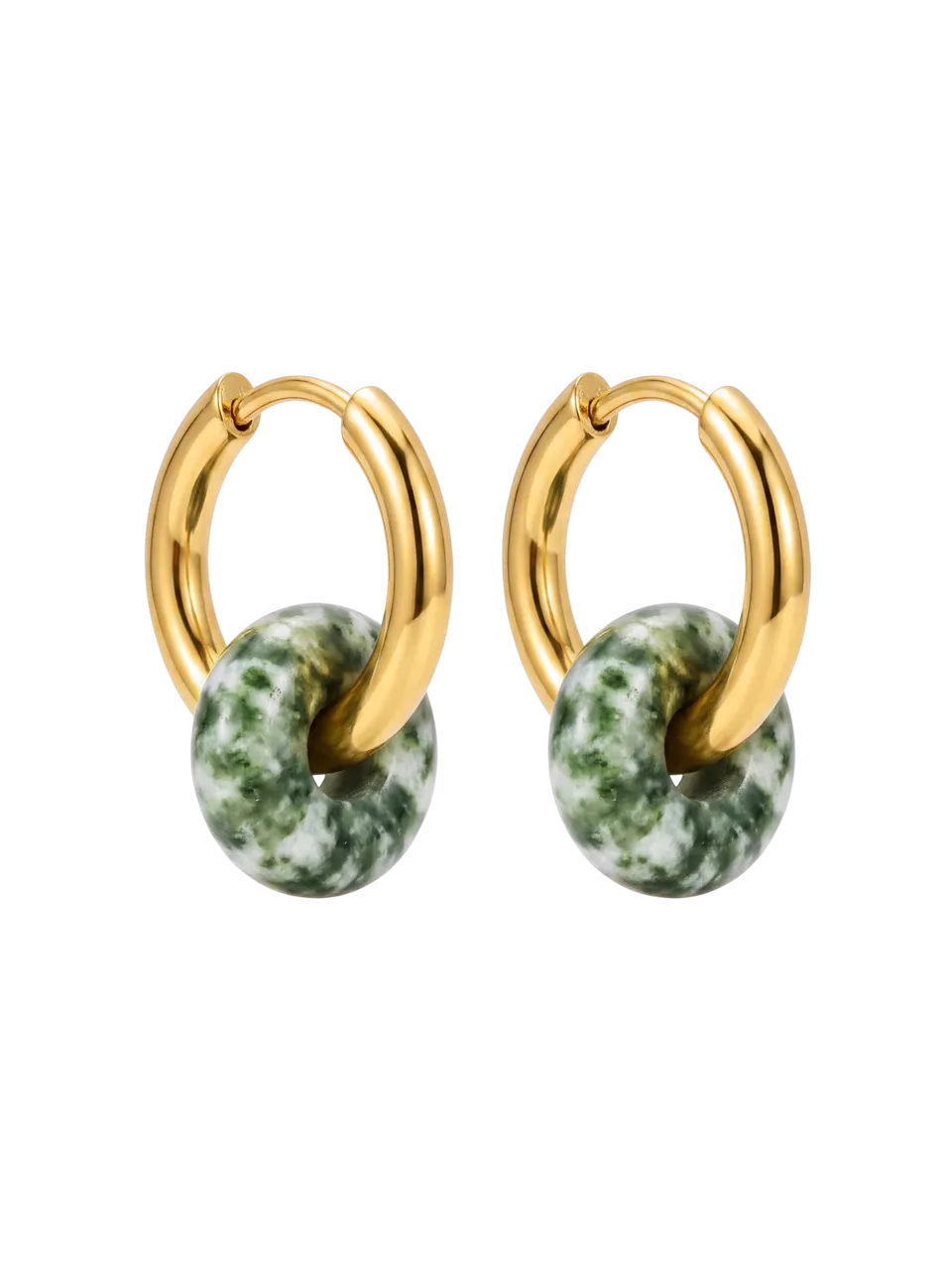 purelei-green-dot-jasper-hoops-creolen-mit-gr-nem-jaspis image 1