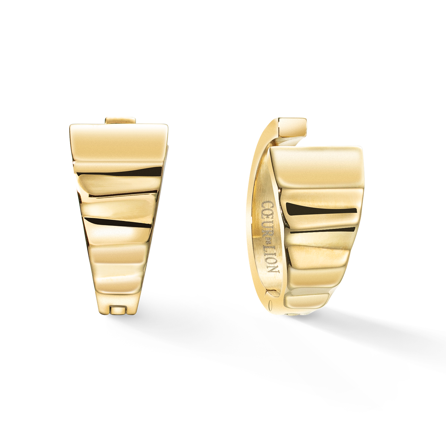 coeur-de-lion-iconic-collection-creole-wave-20-gold-edelstahl image 2