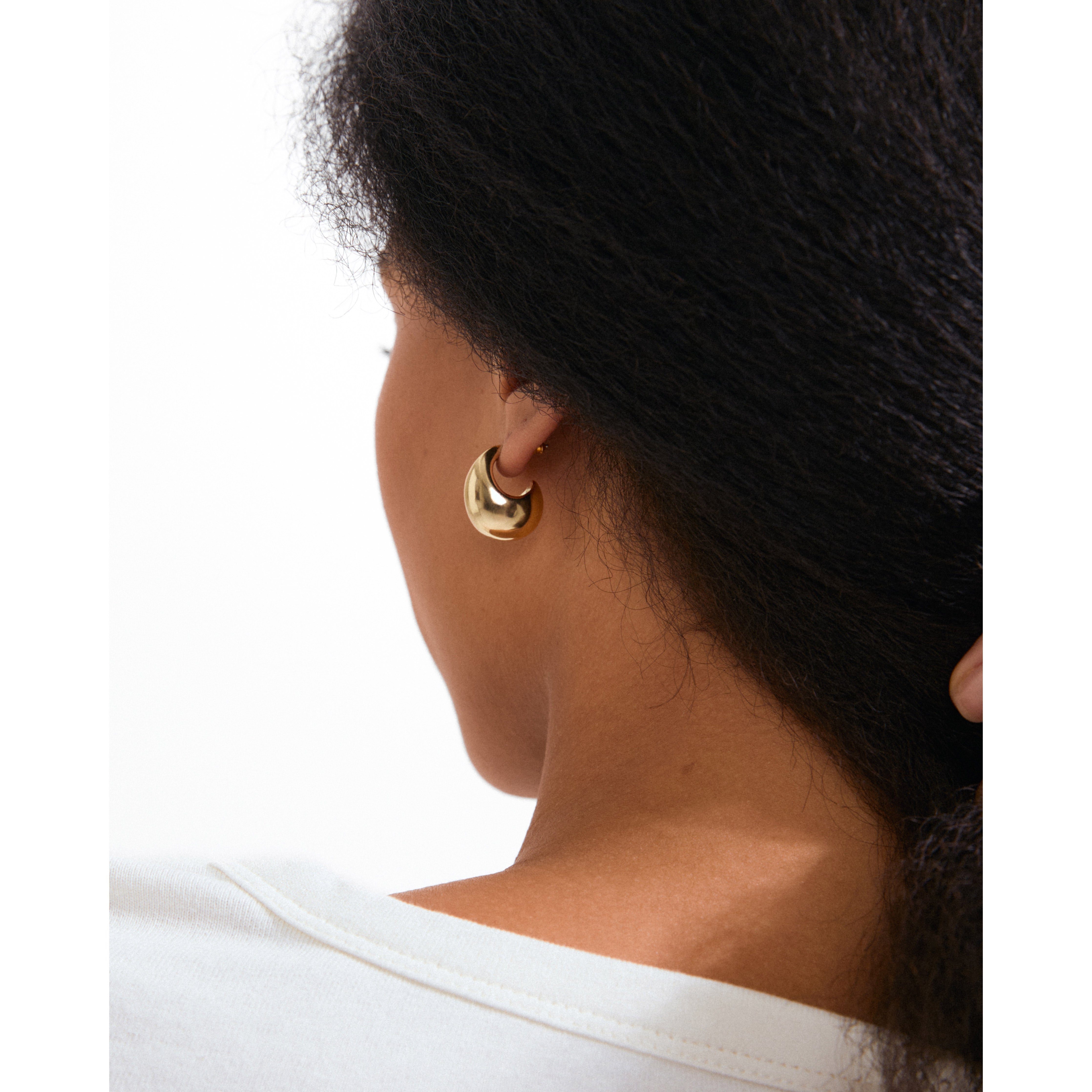 pilgrim-intent-ohrringe-vergoldet-chunky-semi-hoops image 3