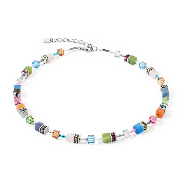 coeur-de-lion-geocube-iconic-precious-halskette-multicolour-boho image 1