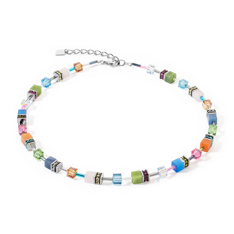 coeur-de-lion-geocube-iconic-precious-halskette-multicolour-boho image 1