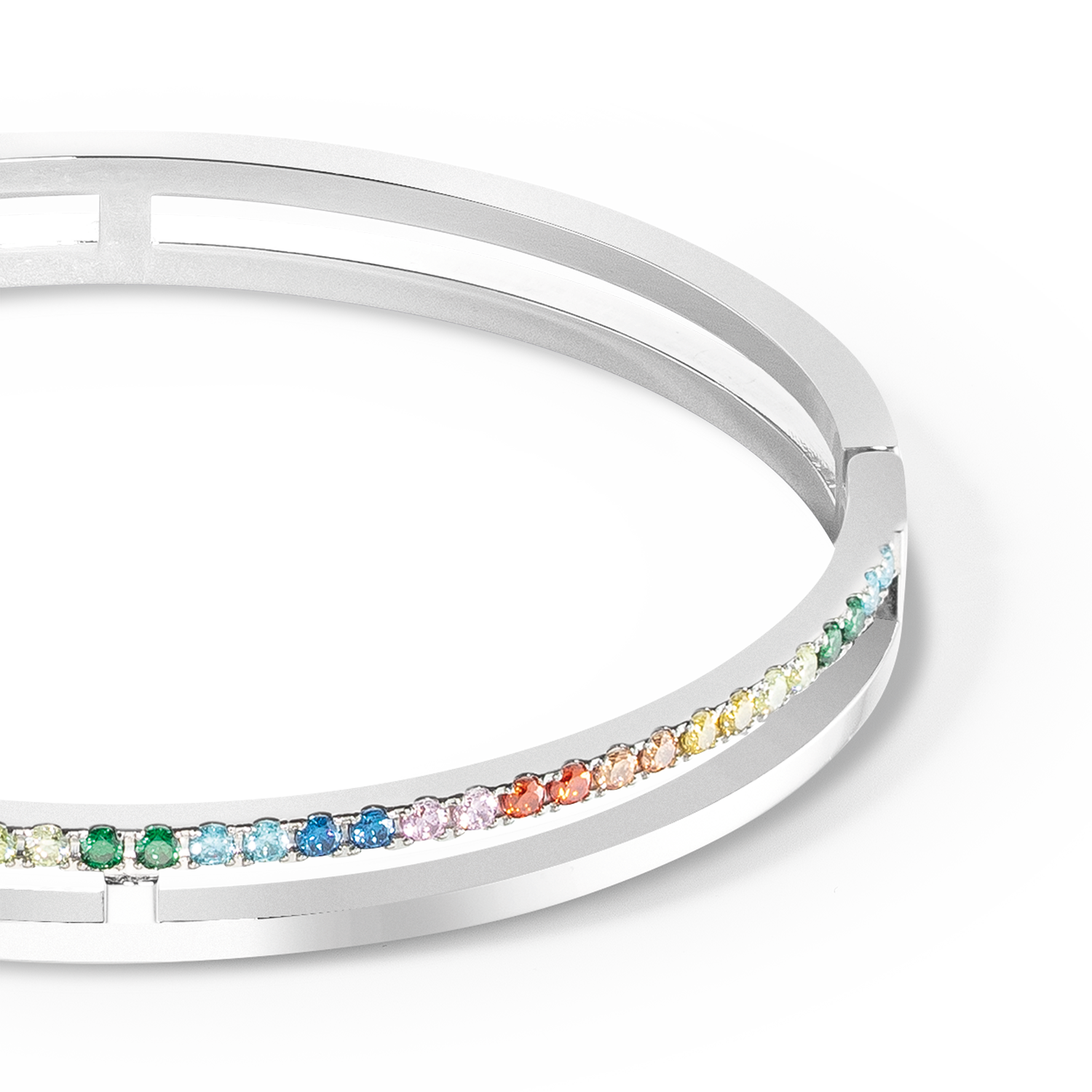 coeur-de-lion-eternal-unity-armreif-silber-multicolor-zirkonia image 2