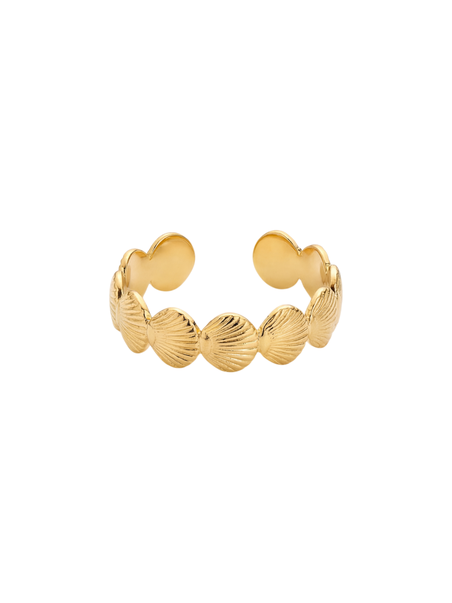 purelei-anniversary-ring-10-years-verstellbarer-muschel-ring-50-60 image 1