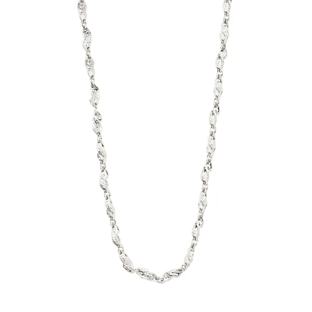 pilgrim-eliyah-halskette-strukturiert-versilbert-38-cm-15-cm image 1