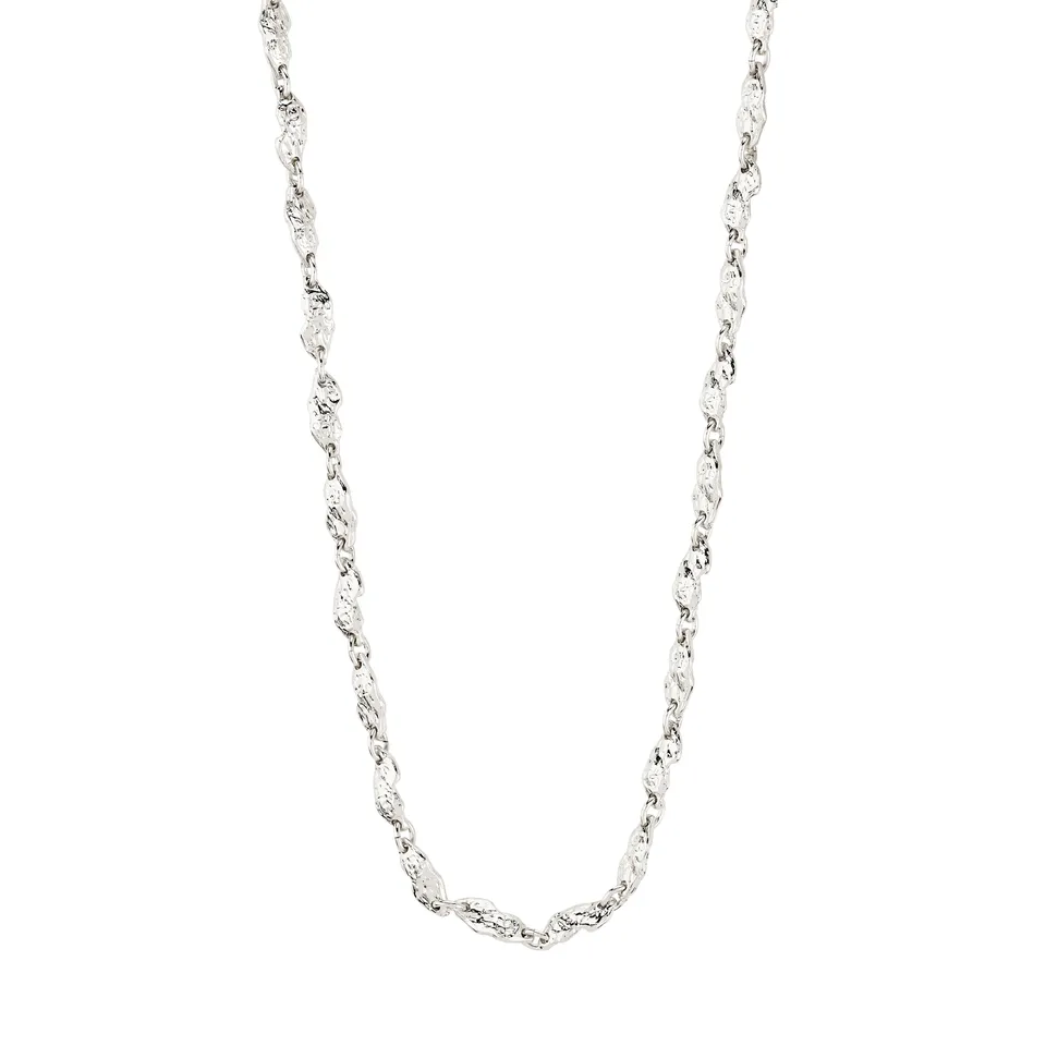 pilgrim-eliyah-halskette-strukturiert-versilbert-38-cm-15-cm image 1