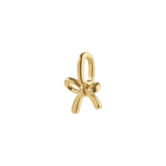 pilgrim-charm-mini-schleifen-anh-nger-gold-plattiert image 1