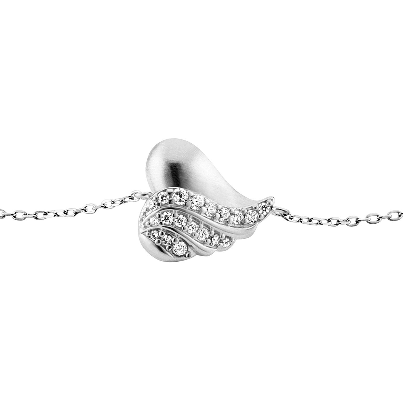 julie-julsen-heart-armband-silber-rhodiniert-herzfl-gel-19-zirkonia image 3