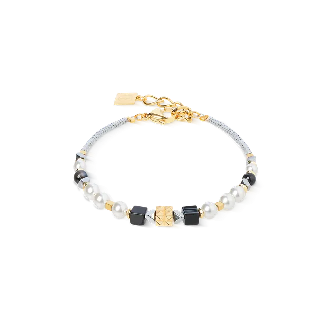 coeur-de-lion-armband-modern-elegance-spikes-gold image 1