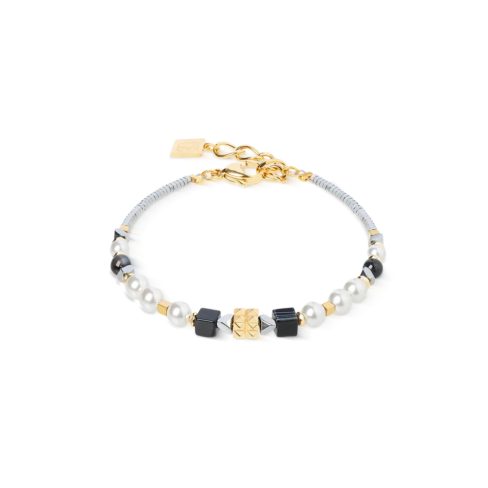 coeur-de-lion-armband-modern-elegance-spikes-gold image 1