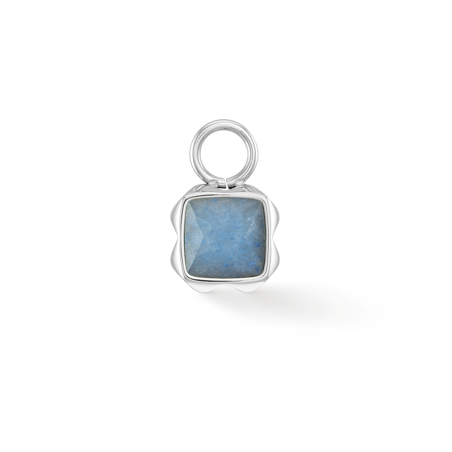 coeur-de-lion-birthstone-m-rz-charm-blauer-aventurin-silber-1-cm image 1