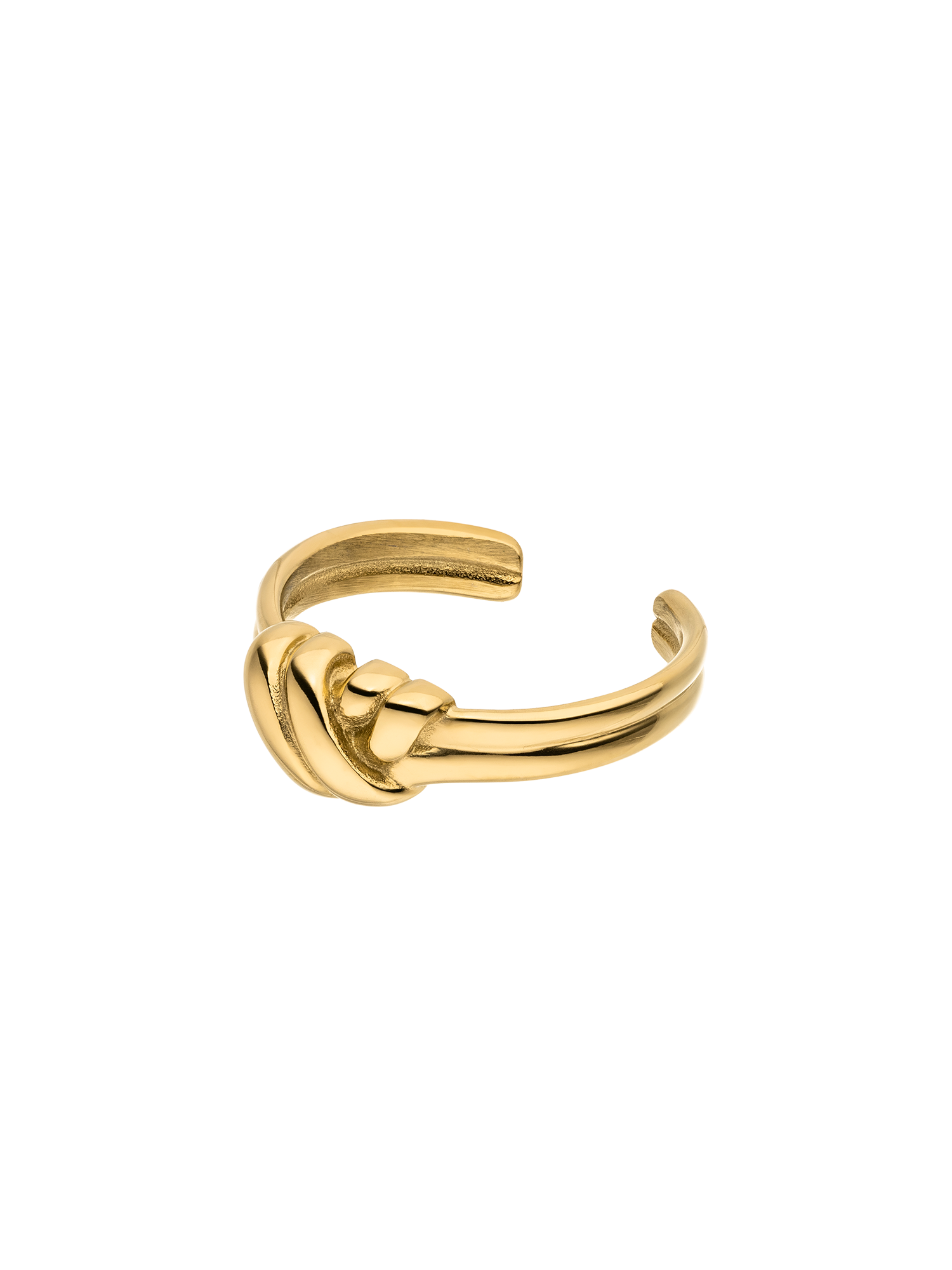 purelei-knot-ring-gr-enverstellbarer-ring-mit-knotendesign image 1