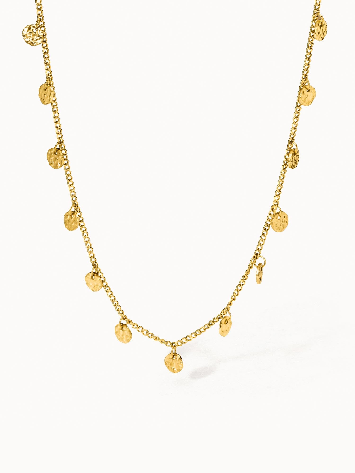 purelei-malihini-kette-coin-kette-verstellbar-35-40-cm-edelstahl-vergoldet image 3