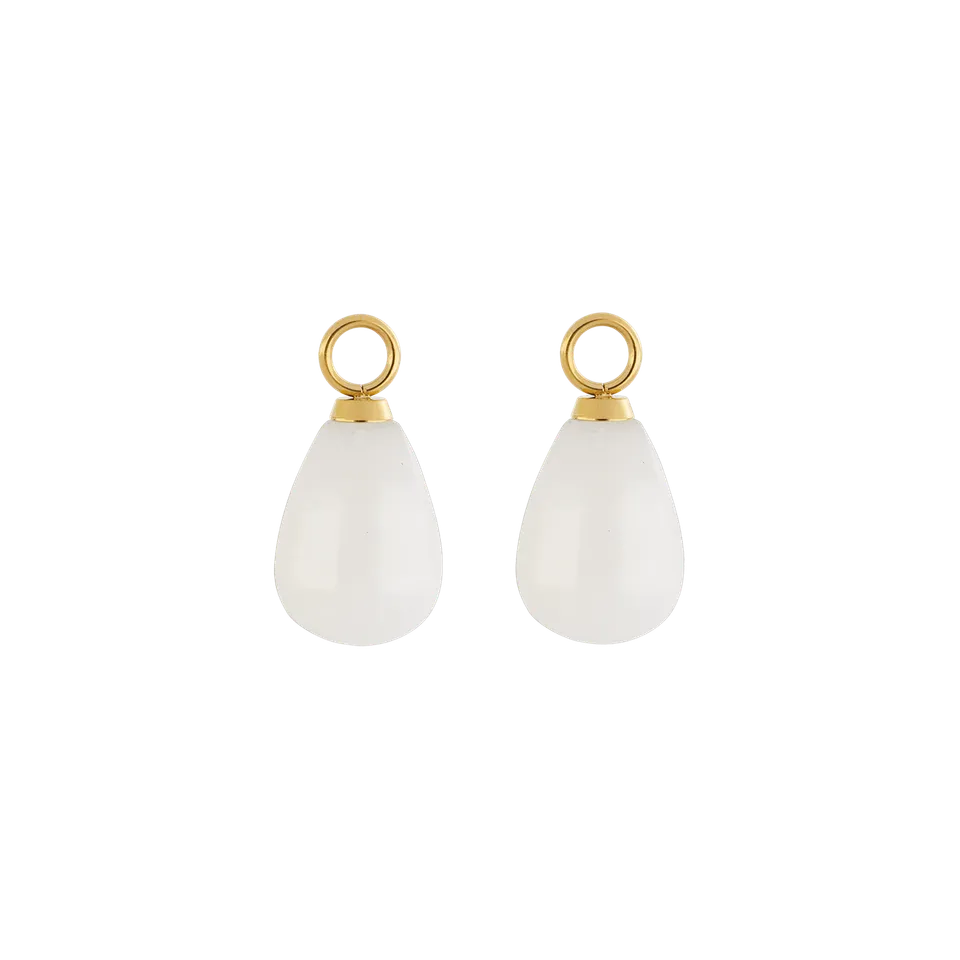 coeur-de-lion-ear-me-up-charm-tropfen-gold-wei-paar image 1