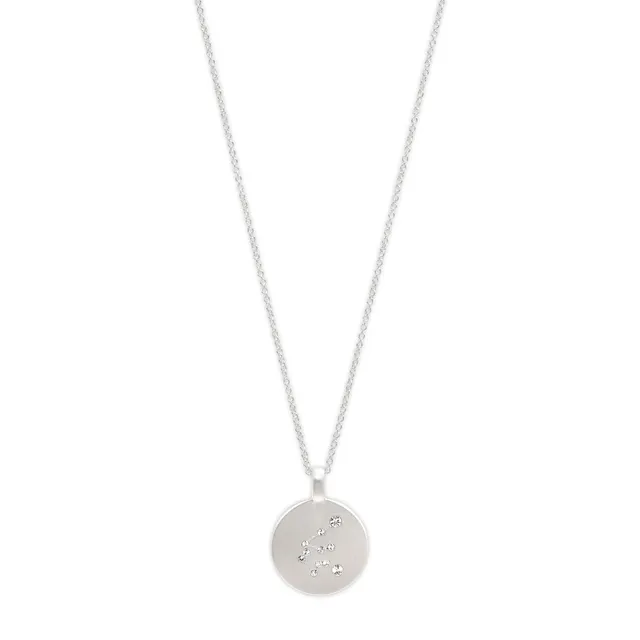 pilgrim-aquarius-sternzeichen-kette-wassermann-versilbert-mit-kristallen image 1